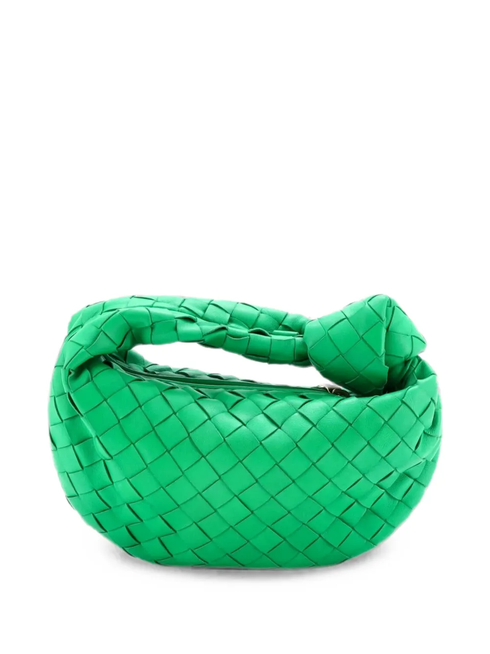 Bottega Veneta Pre-Owned Mini BV Jodie Intrecciato Beuteltasche - Grün