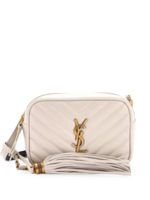 Saint Laurent Pre-Owned cangurera Lou de piel con Matelasse y chevron