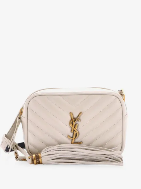 Saint Laurent Pre-Owned cangurera Lou de piel con Matelasse y chevron