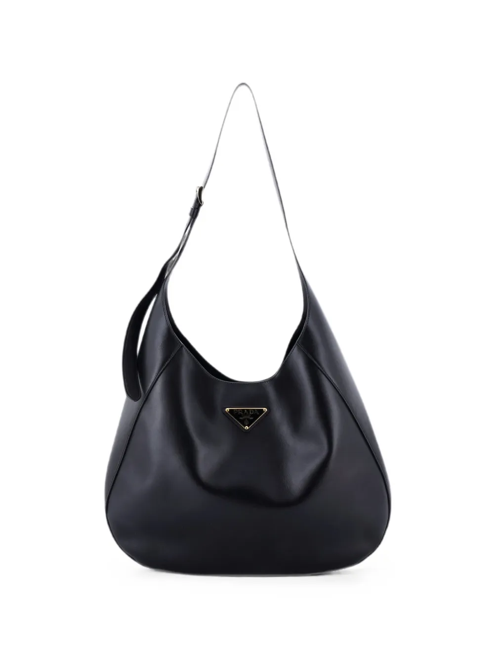Prada Pre-Owned Große Curved City Schultertasche - Schwarz