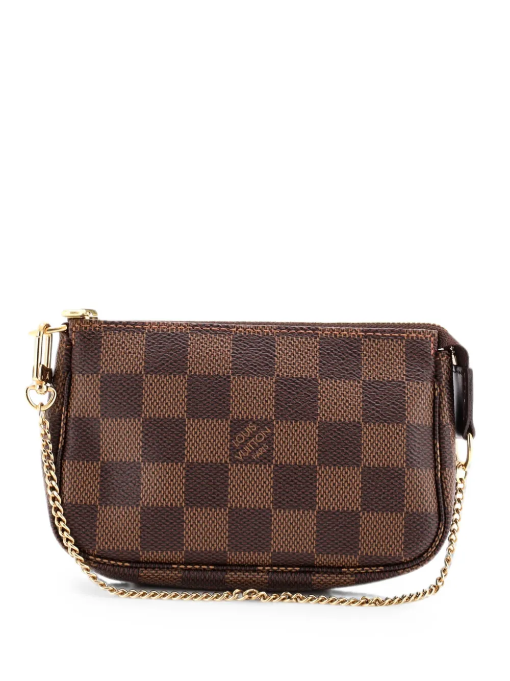 Louis Vuitton Pre-Owned mini pochette Accessoires Damier - Marron