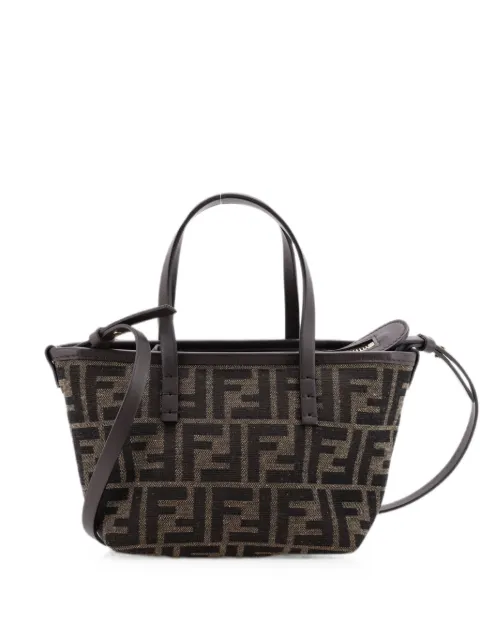 Fendi Pre-Owned bolso shopper Roll FF mini de tejido y piel
