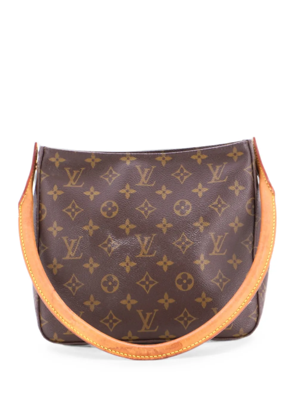 Louis Vuitton Pre-Owned Looping Handbag Monogram Canvas MM satchel - Braun