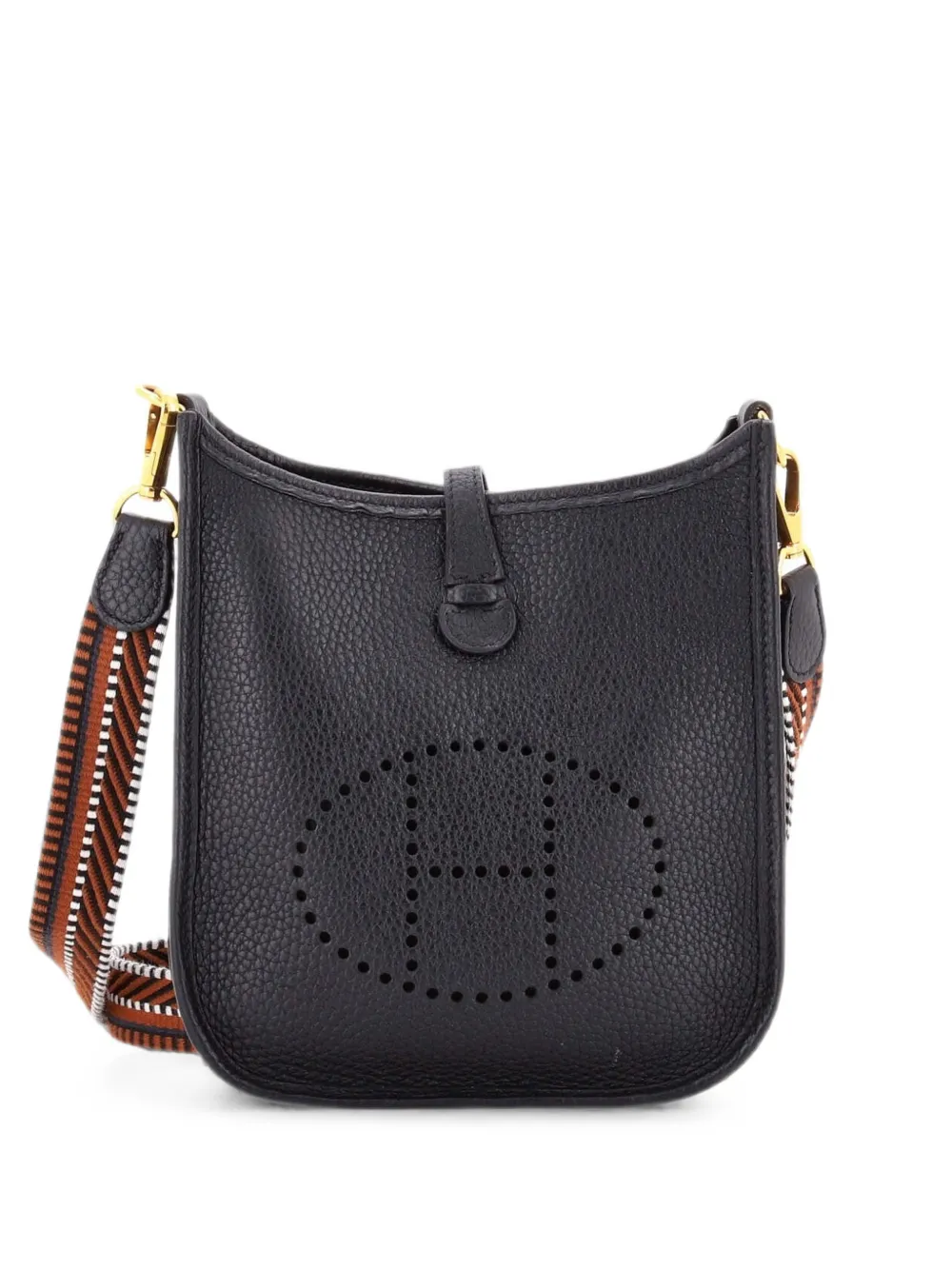 Hermès Pre-Owned Evelyne Bag Gen III Clemence TPM Umhängetasche - Schwarz