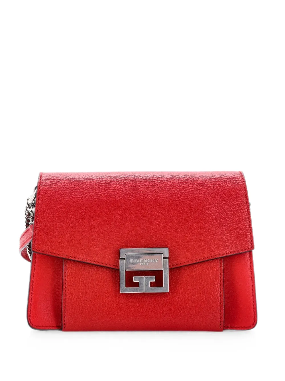 Givenchy Pre-Owned GV3 Flap Bag Leather Small shoulder bag - Red