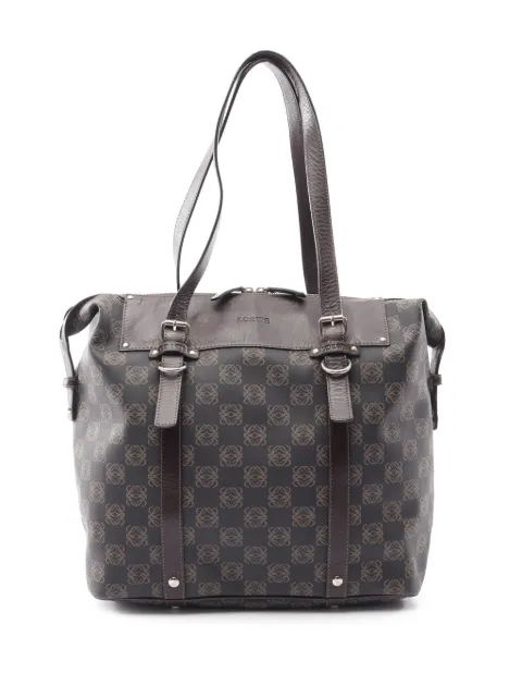 Loewe Pre-Owned 2010-2026 Anagram Coated Canvas tote bag