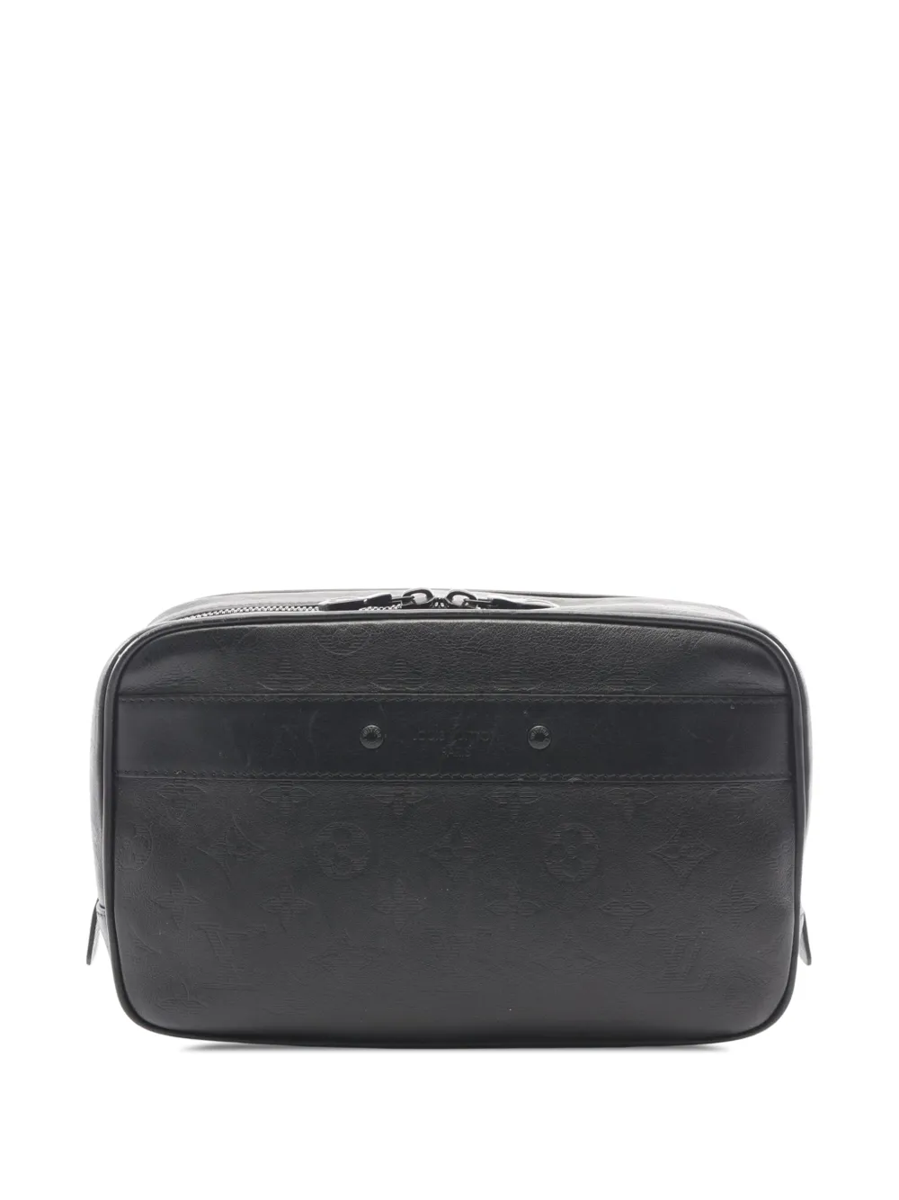Louis Vuitton Pre-Owned 2021-2026 Shadow Trousse Toilette GM Clutch mit Monogramm - Schwarz