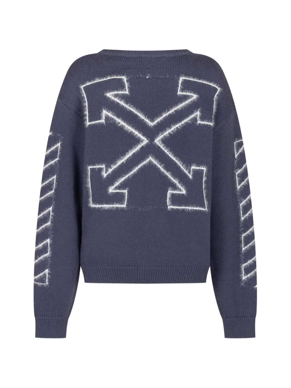 Off-White Kids Diagonals Arrows sweater Blauw