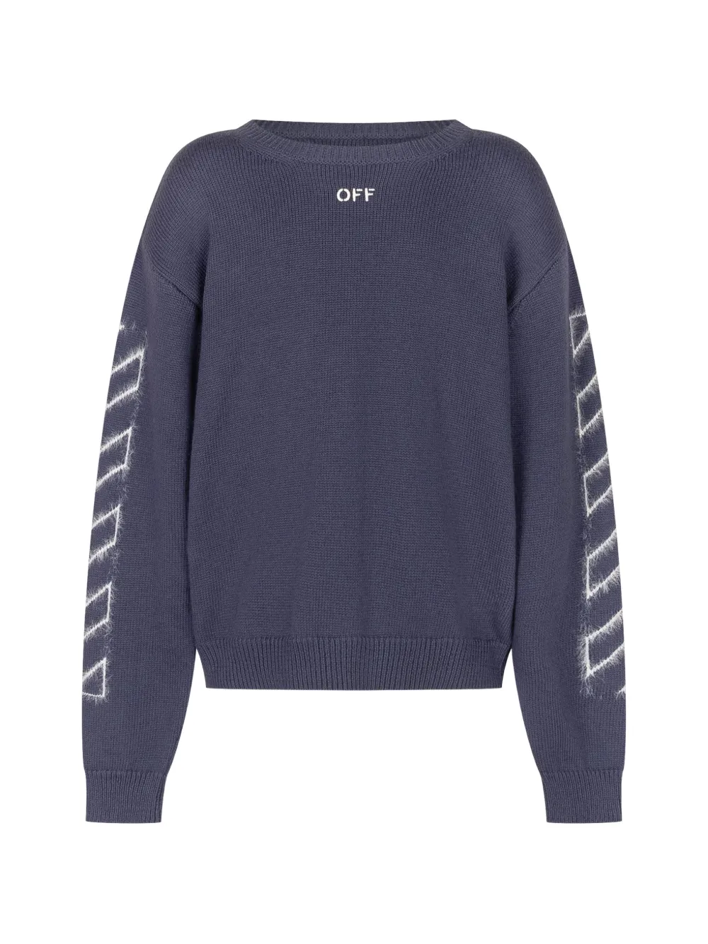 Off-White Kids Diagonals Arrows sweater - Blu