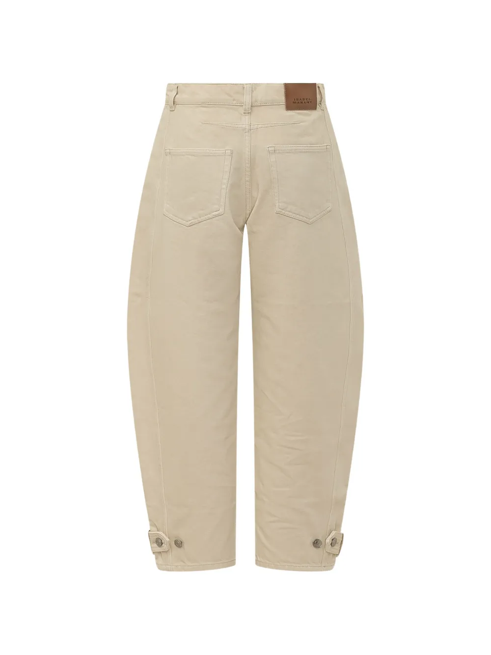 ISABEL MARANT Leja broek met vlakken Beige