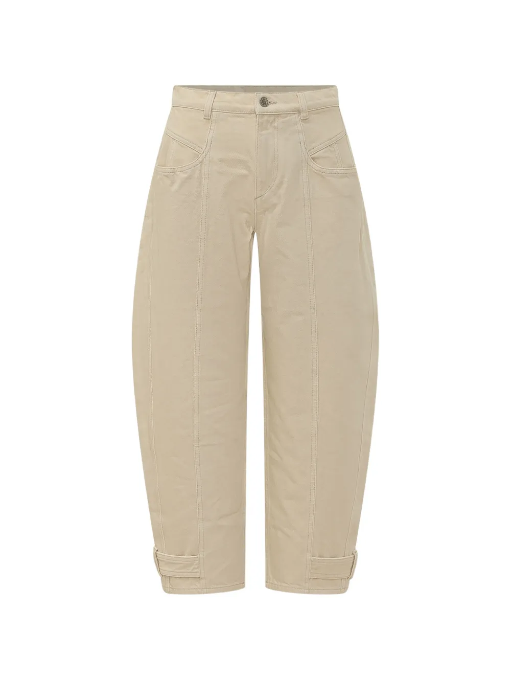 ISABEL MARANT Leja panelled trousers - Neutrals