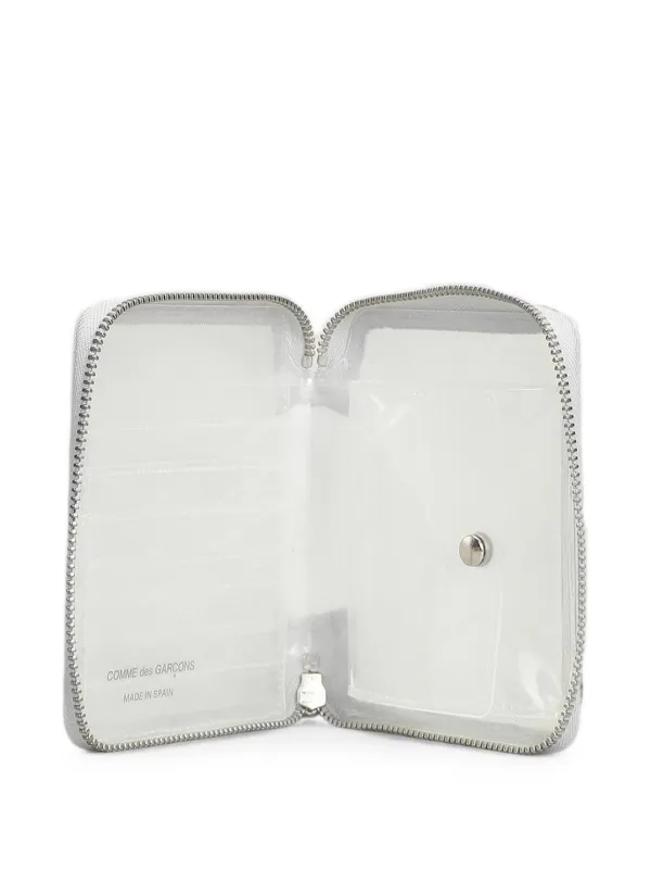 Comme Des Garçons Wallet snakeskin-effect Wallet | White | FARFETCH