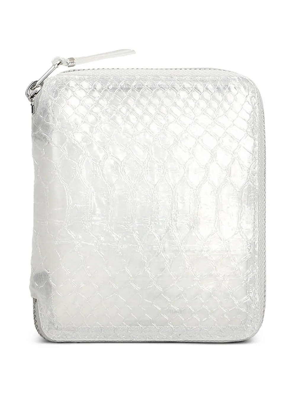 Comme Des Garçons Wallet snakeskin-effect wallet - Bianco