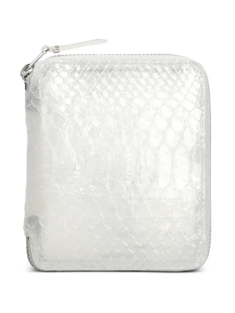 Comme Des Garçons Wallet snakeskin-effect wallet