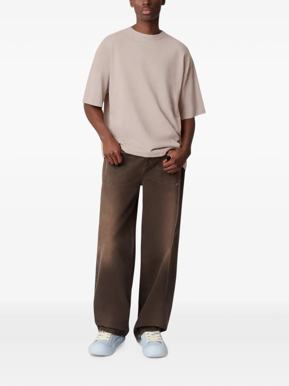 Axel Arigato Hayden Reverse T-shirt Beige