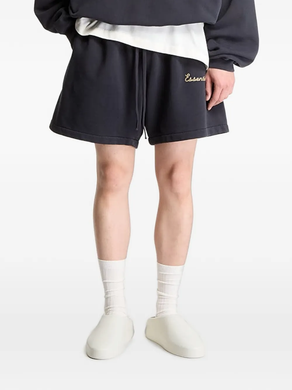 FEAR OF GOD ESSENTIALS Essentials drawstring shorts - Schwarz