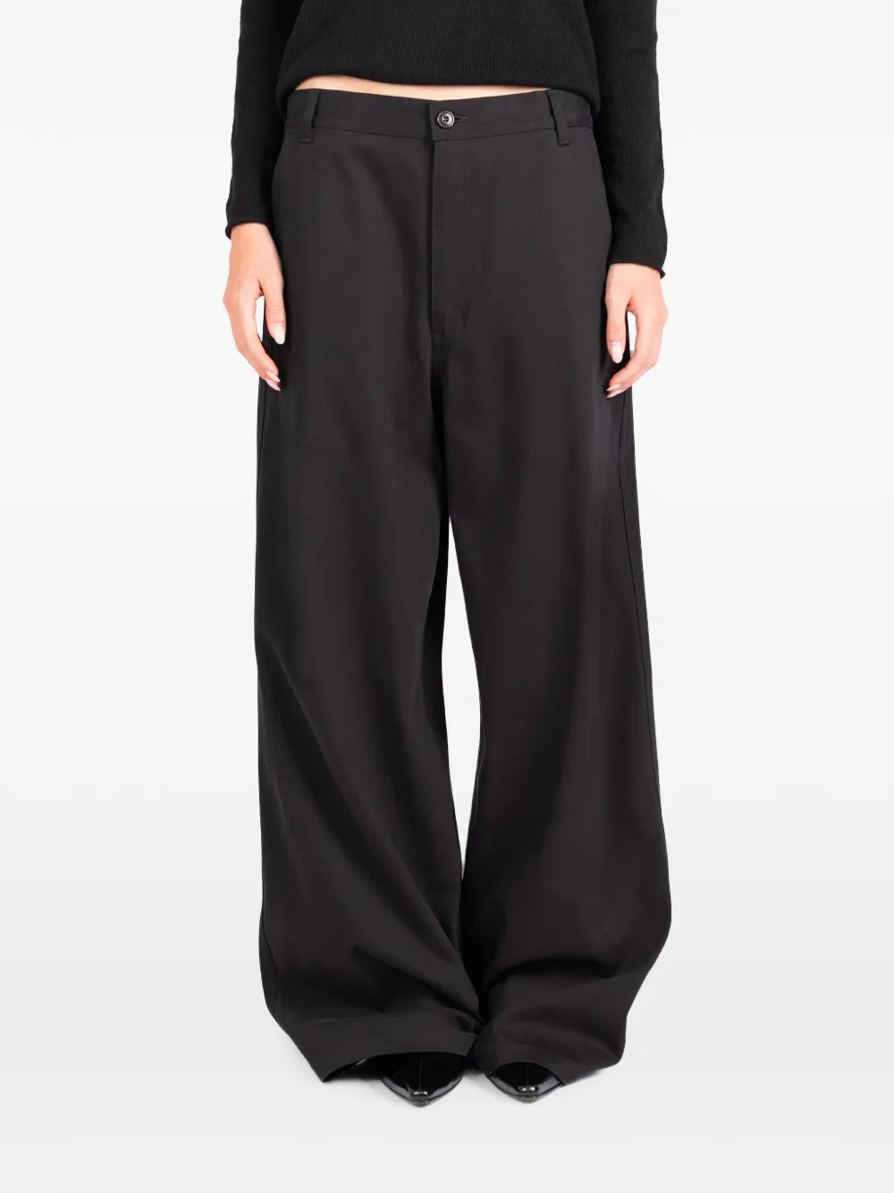 Société Anonyme wide-leg trousers Zwart