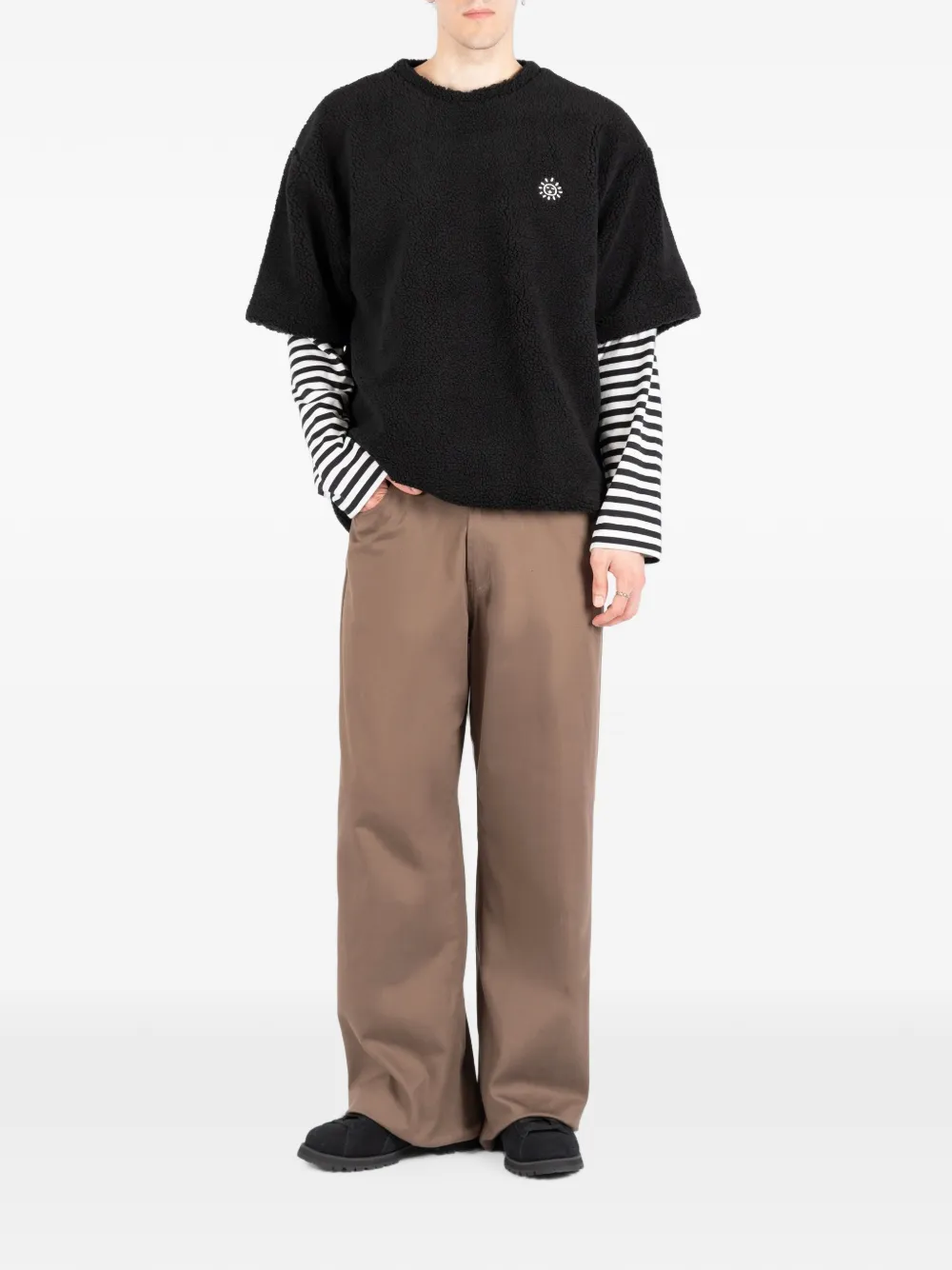 Société Anonyme Red Cross straight-leg trousers Bruin