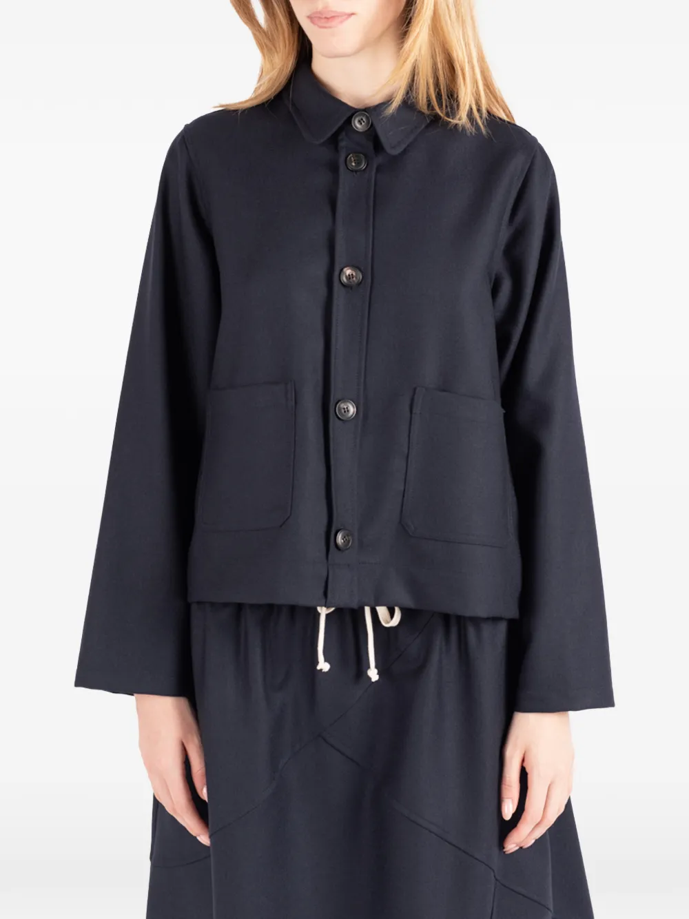Société Anonyme Tilda button-up patch-pocket jacket - Blau
