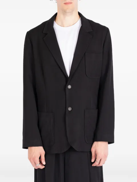 Société Anonyme Granpa notch-lapel cotton blazer