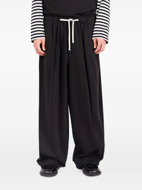 Société Anonyme Helsinki pleated drawstring-waist trousers