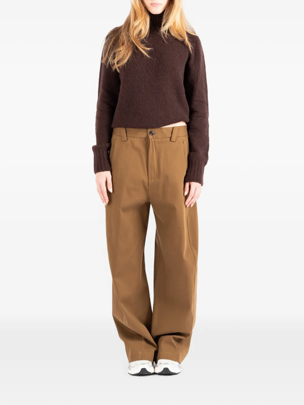 Société Anonyme Bloom broek met wijde pijpen Bruin