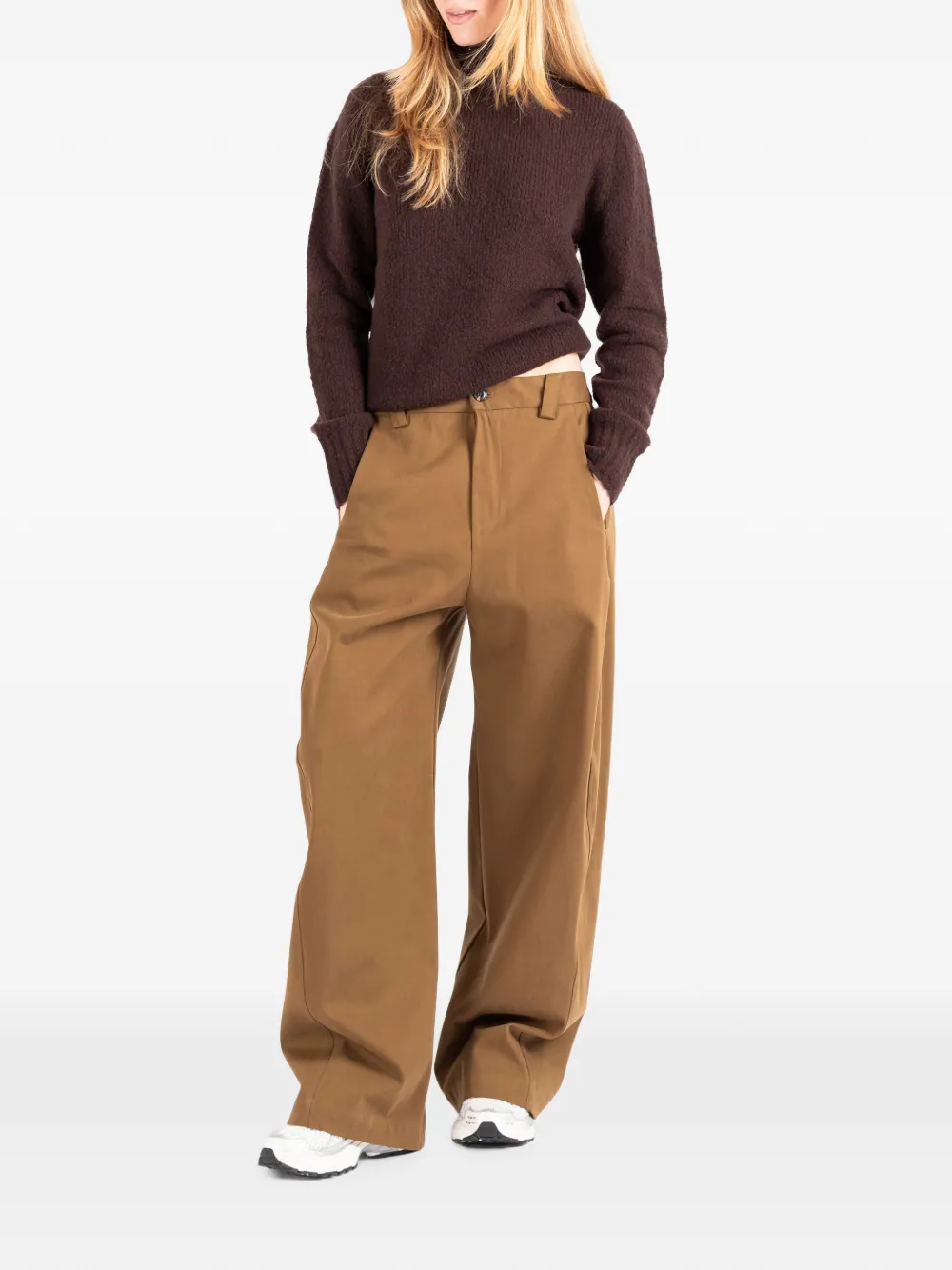 Société Anonyme Bloom broek met wijde pijpen Bruin
