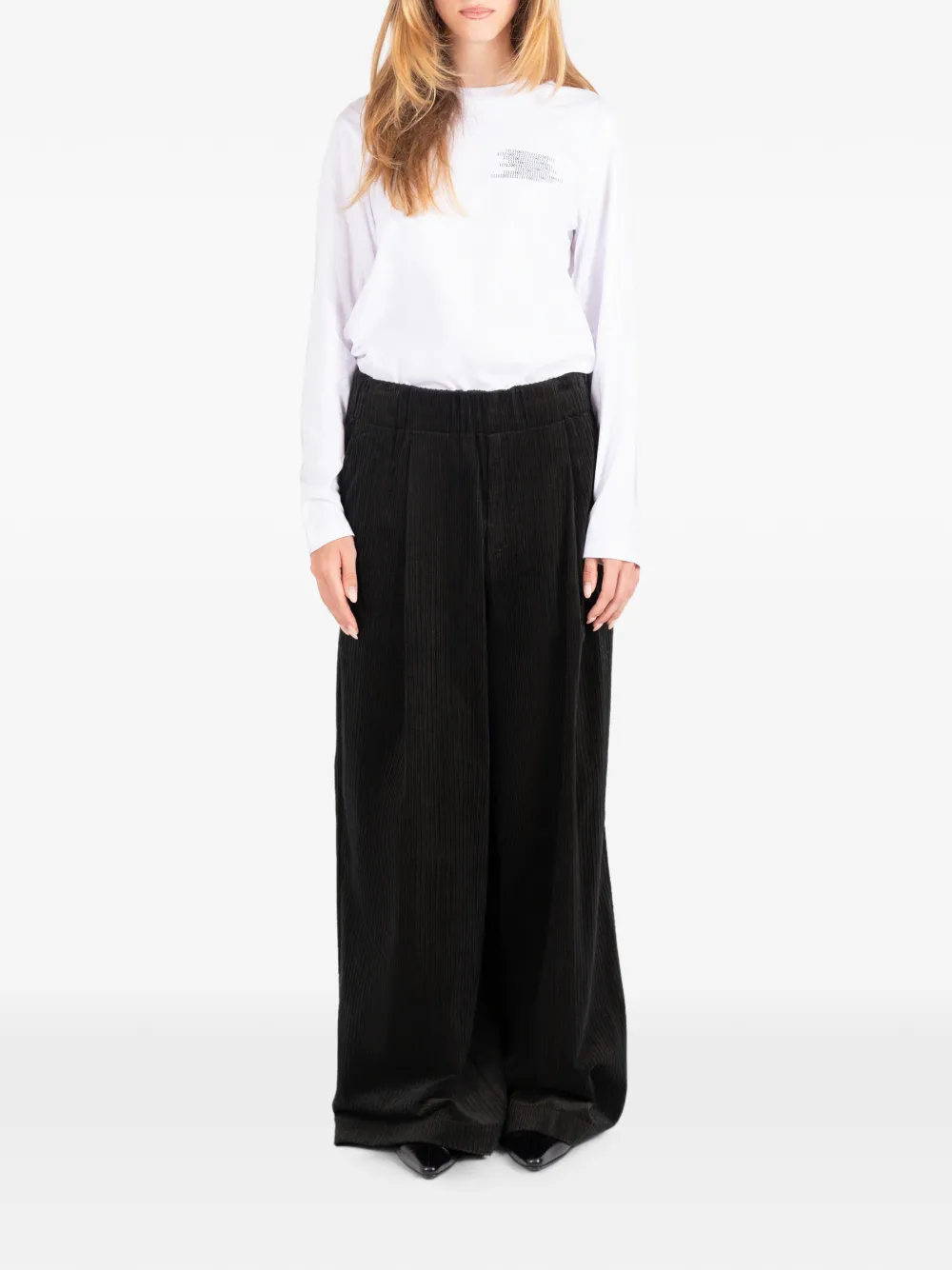 Société Anonyme Gatsby ribfluwelen broek Groen