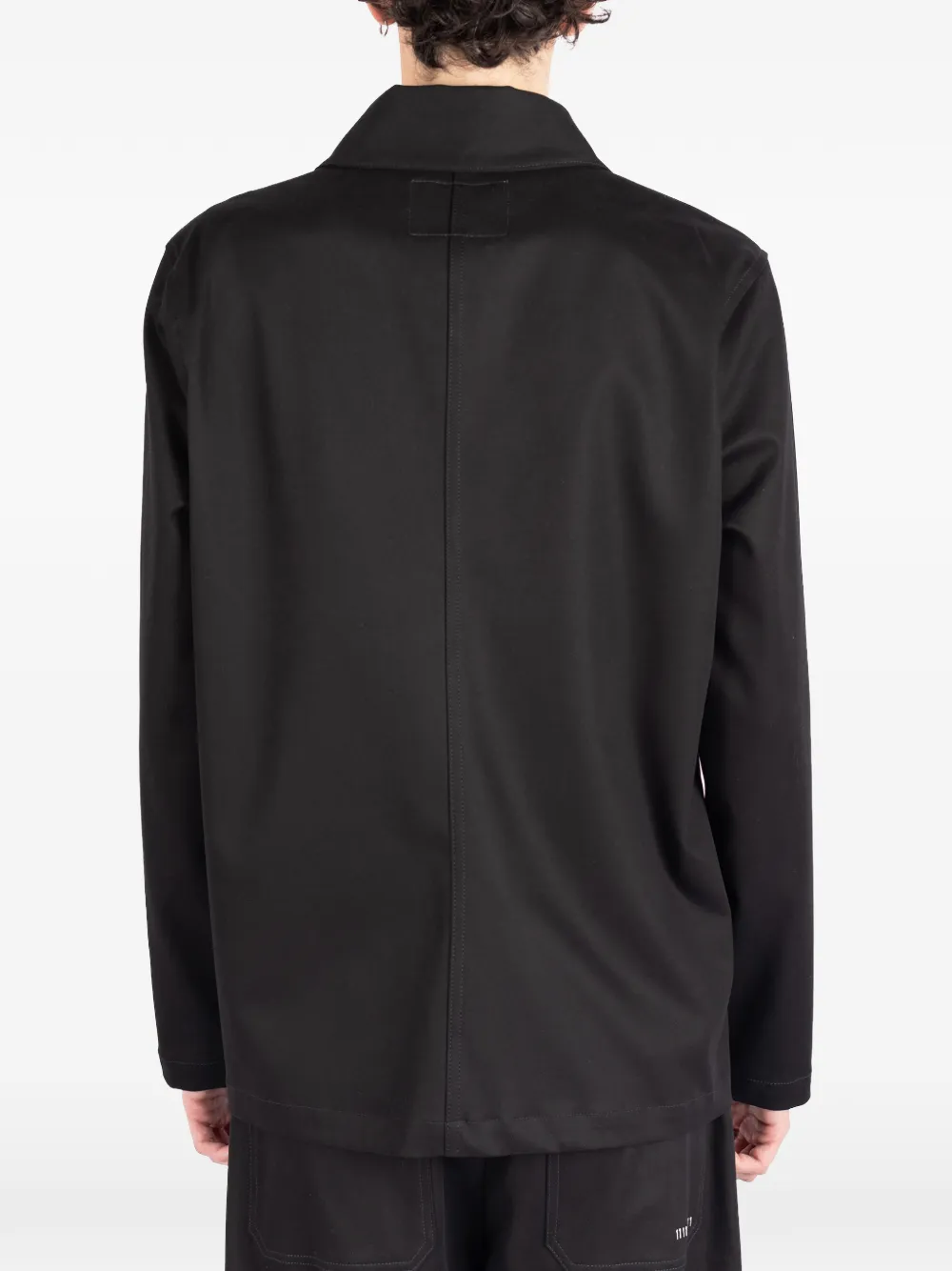 Société Anonyme Shirtjack met opgestikte zak Zwart