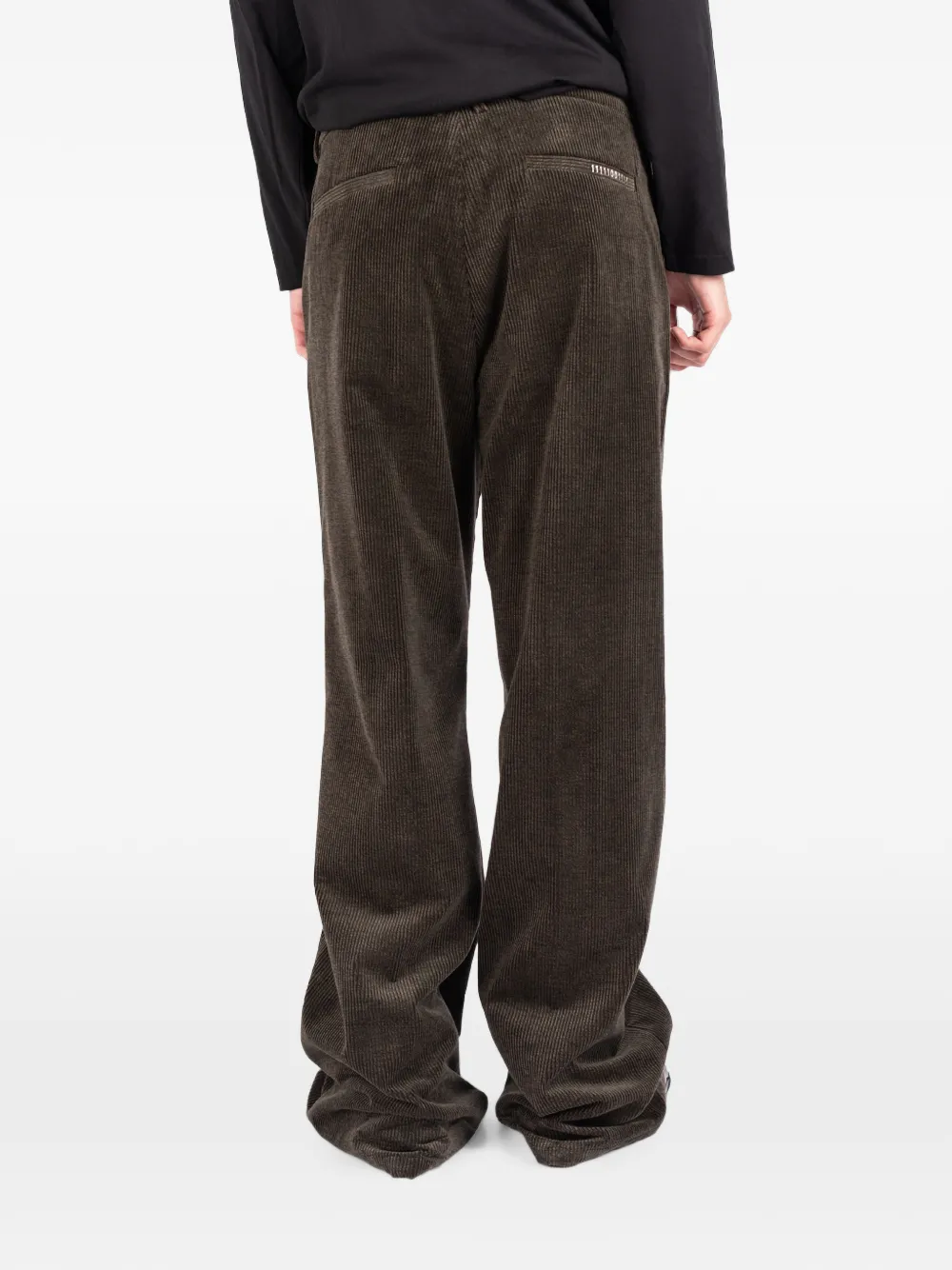 Société Anonyme Ribfluwelen broek met wijde pijpen Bruin