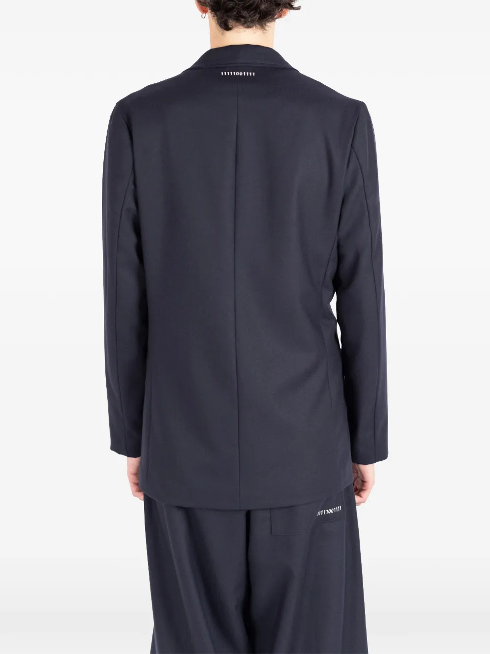 Société Anonyme Granpa blazer met opgestikte zak Blauw