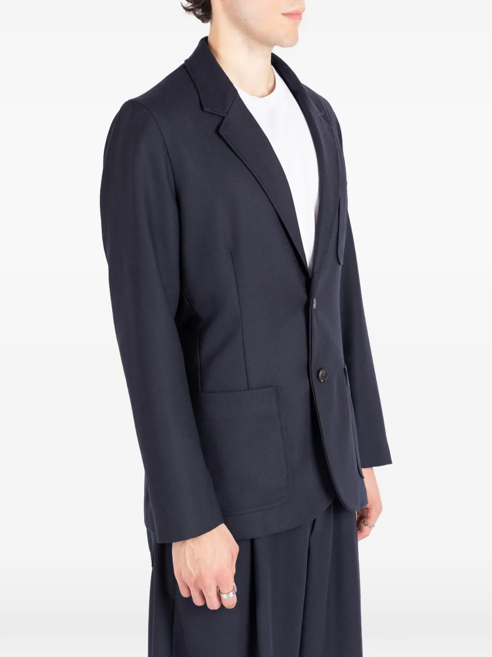 Société Anonyme Granpa blazer met opgestikte zak Blauw