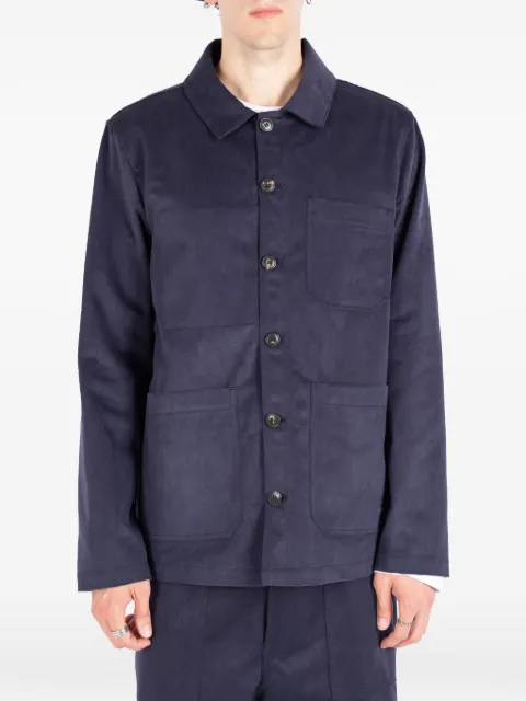 Société Anonyme Work button-up cotton shirt jacket