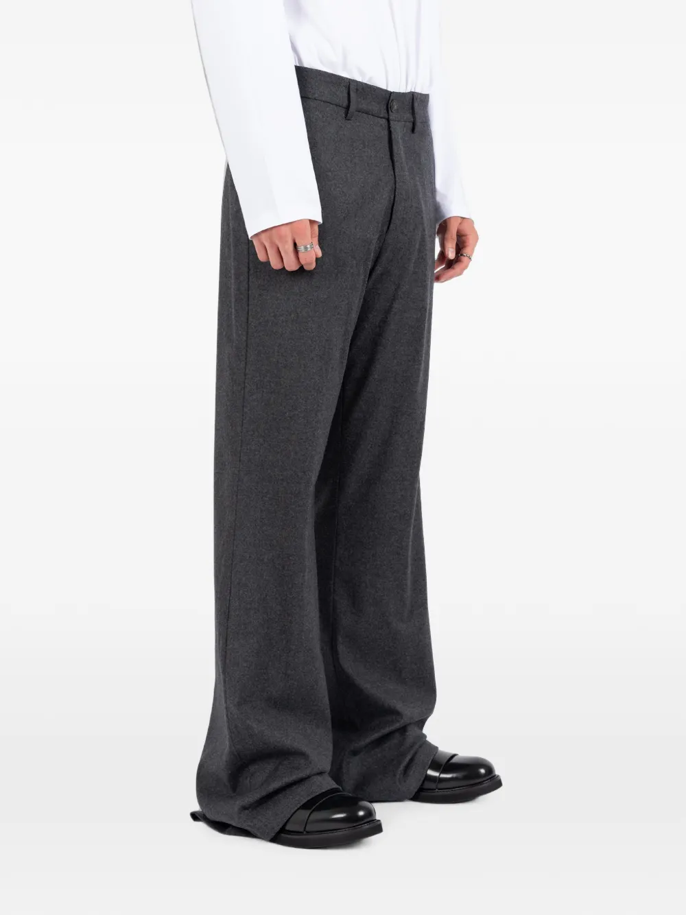 Société Anonyme Broek met wijde pijpen Grijs