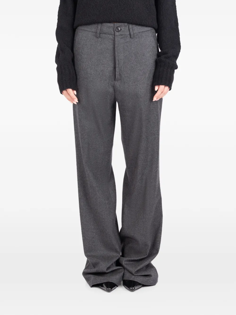 Société Anonyme Broek met wijde pijpen Grijs