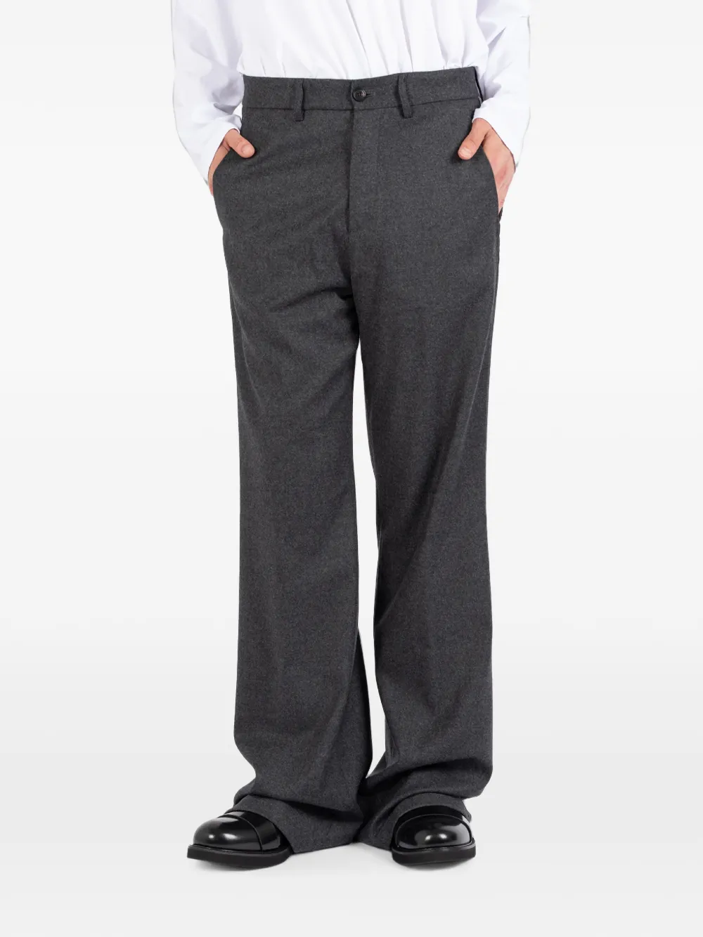 Société Anonyme Broek met wijde pijpen Grijs