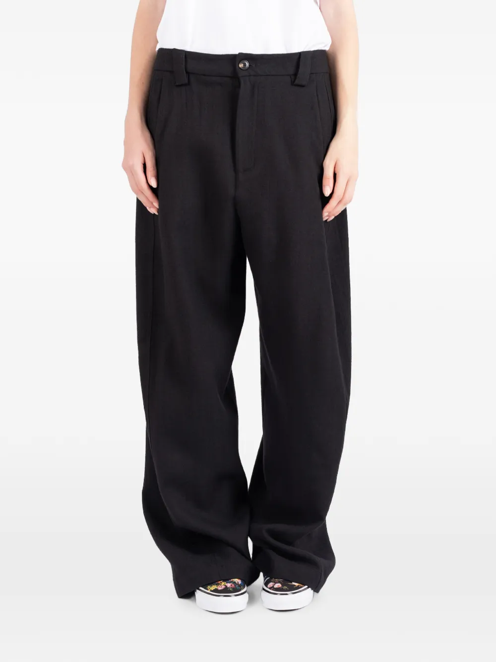 Société Anonyme Bloom wide-leg wool trousers - Schwarz