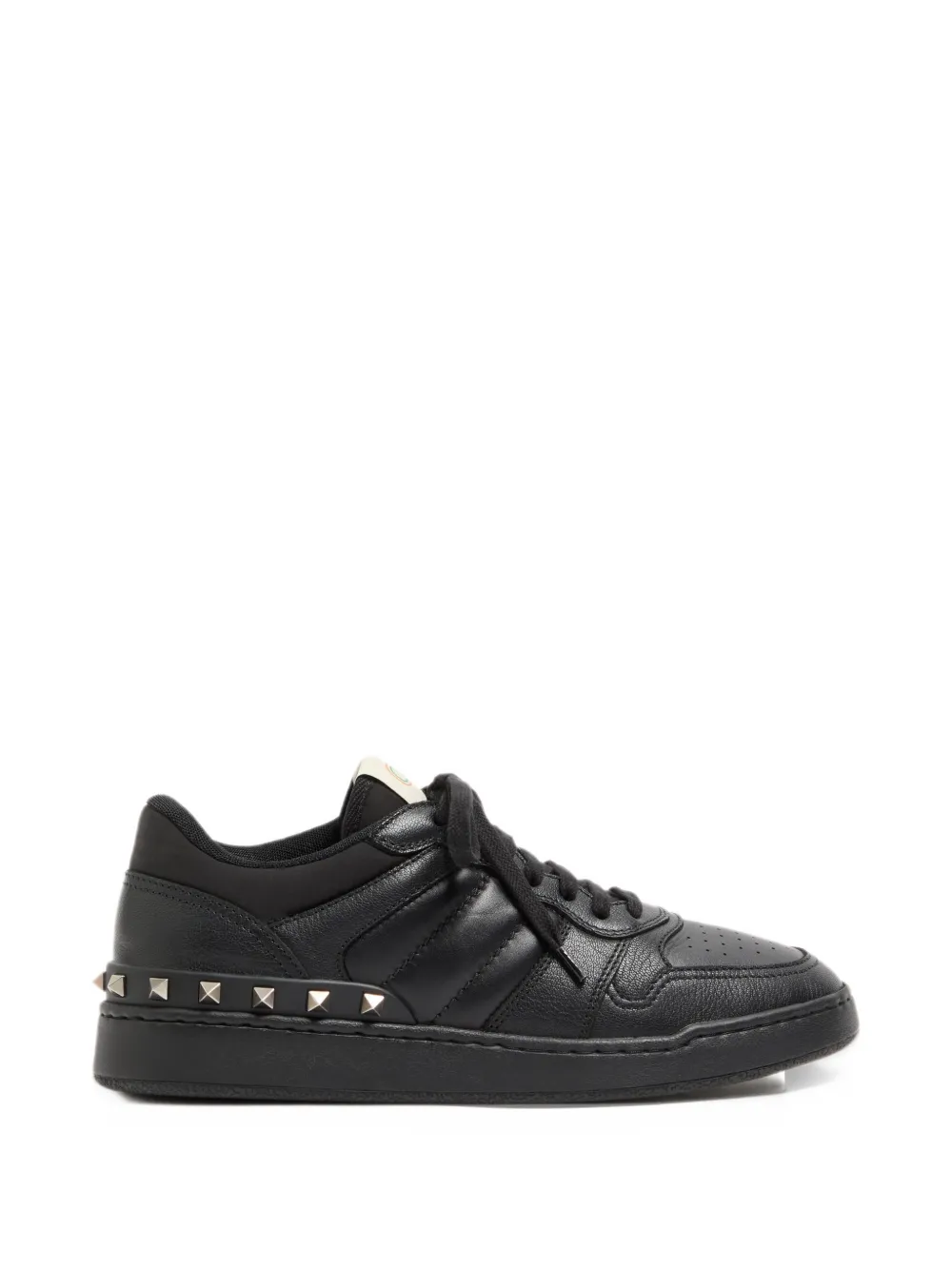 Valentino Garavani Freedots sneakers in kidskin and nappa calfskin with stud detail - Black