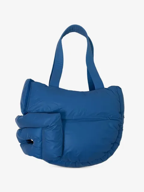DINGYUN ZHANG quilted padded tote bag