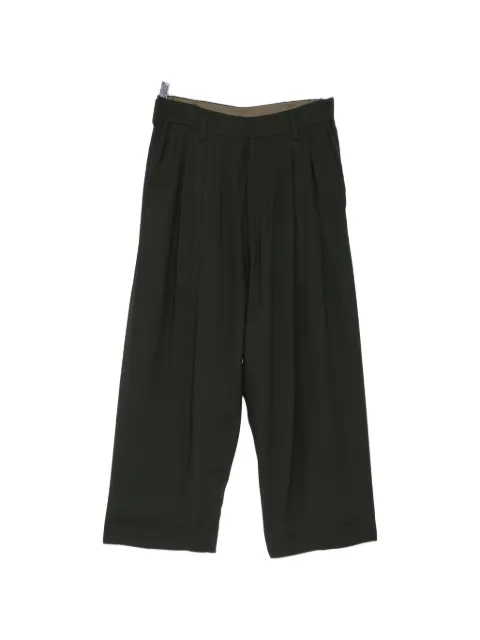 Ziggy Chen pleated-detail belt-loops trousers