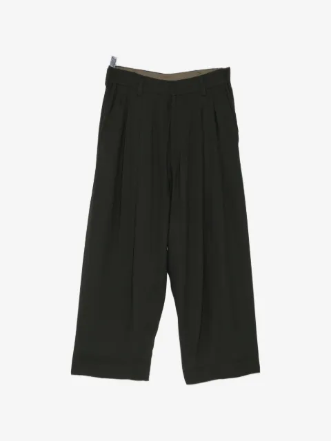 Ziggy Chen pleated-detail belt-loops trousers