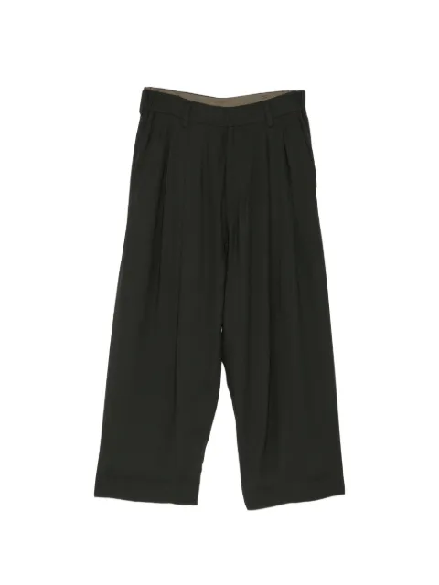 Ziggy Chen pleated-detail belt-loops trousers