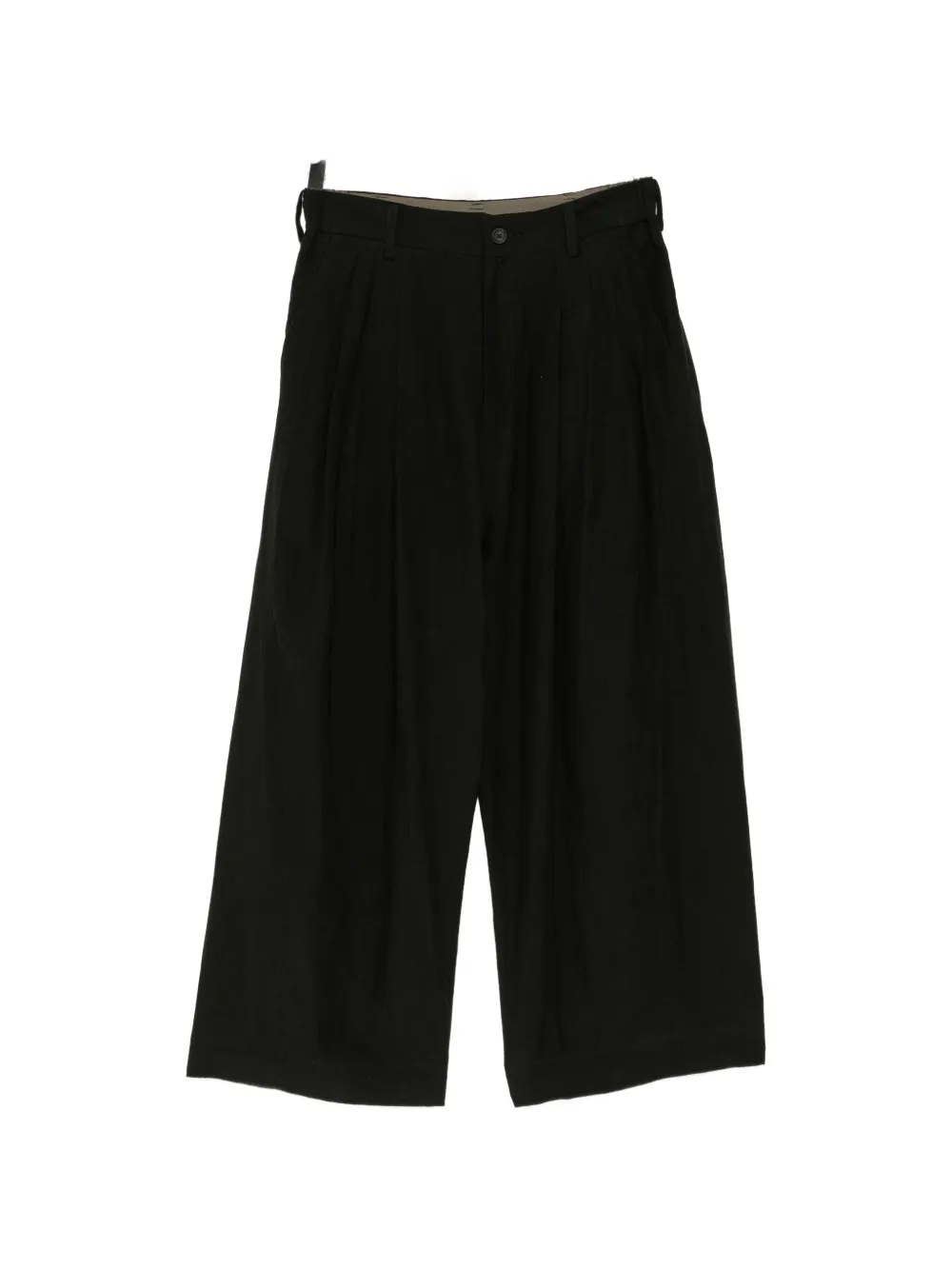 Ziggy Chen pleated wide-leg trousers - Grün