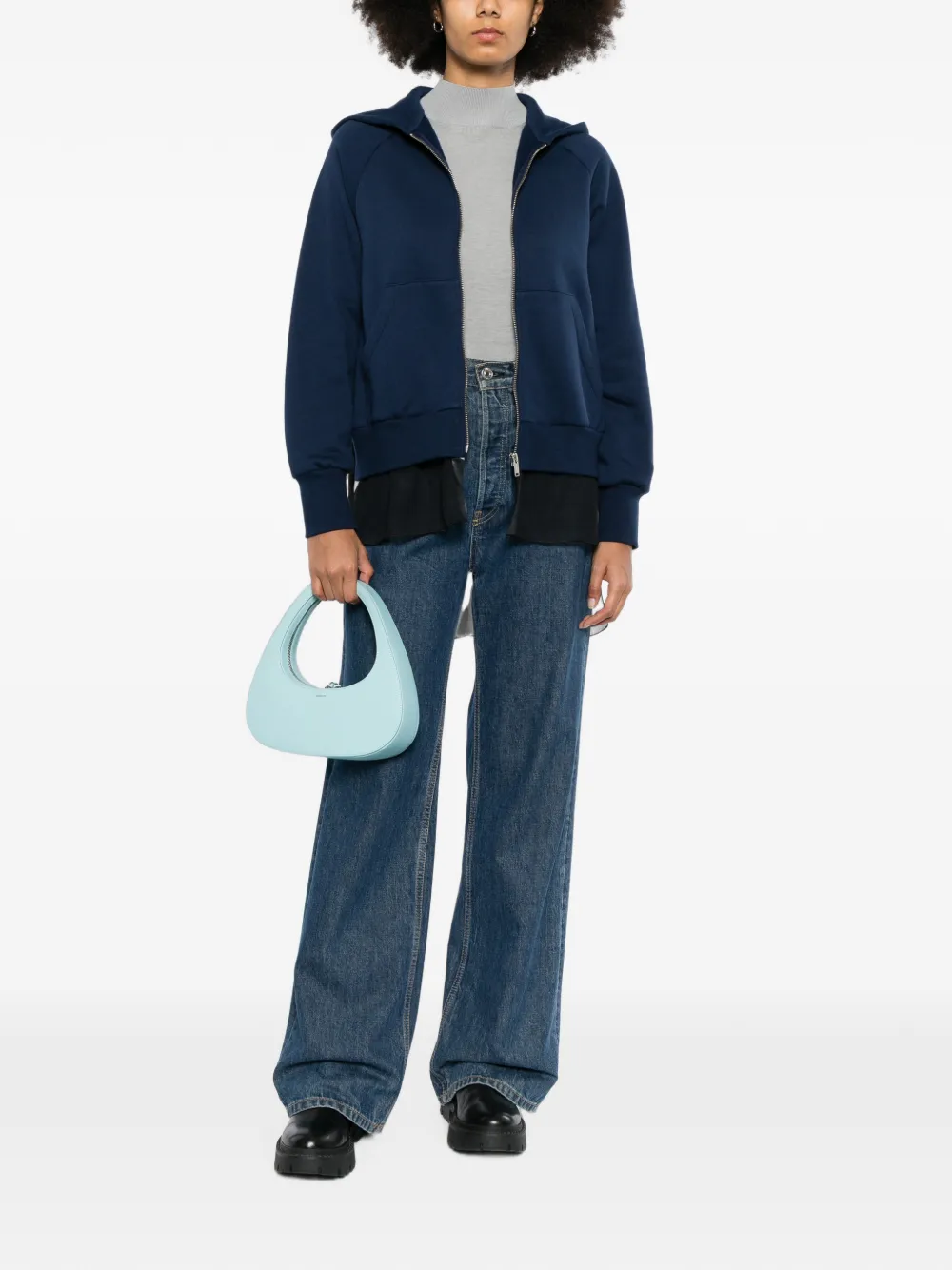 Undercover Gelaagde hoodie Blauw