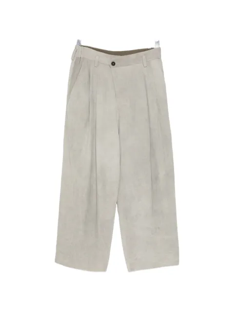 Ziggy Chen pleated wide-leg trousers