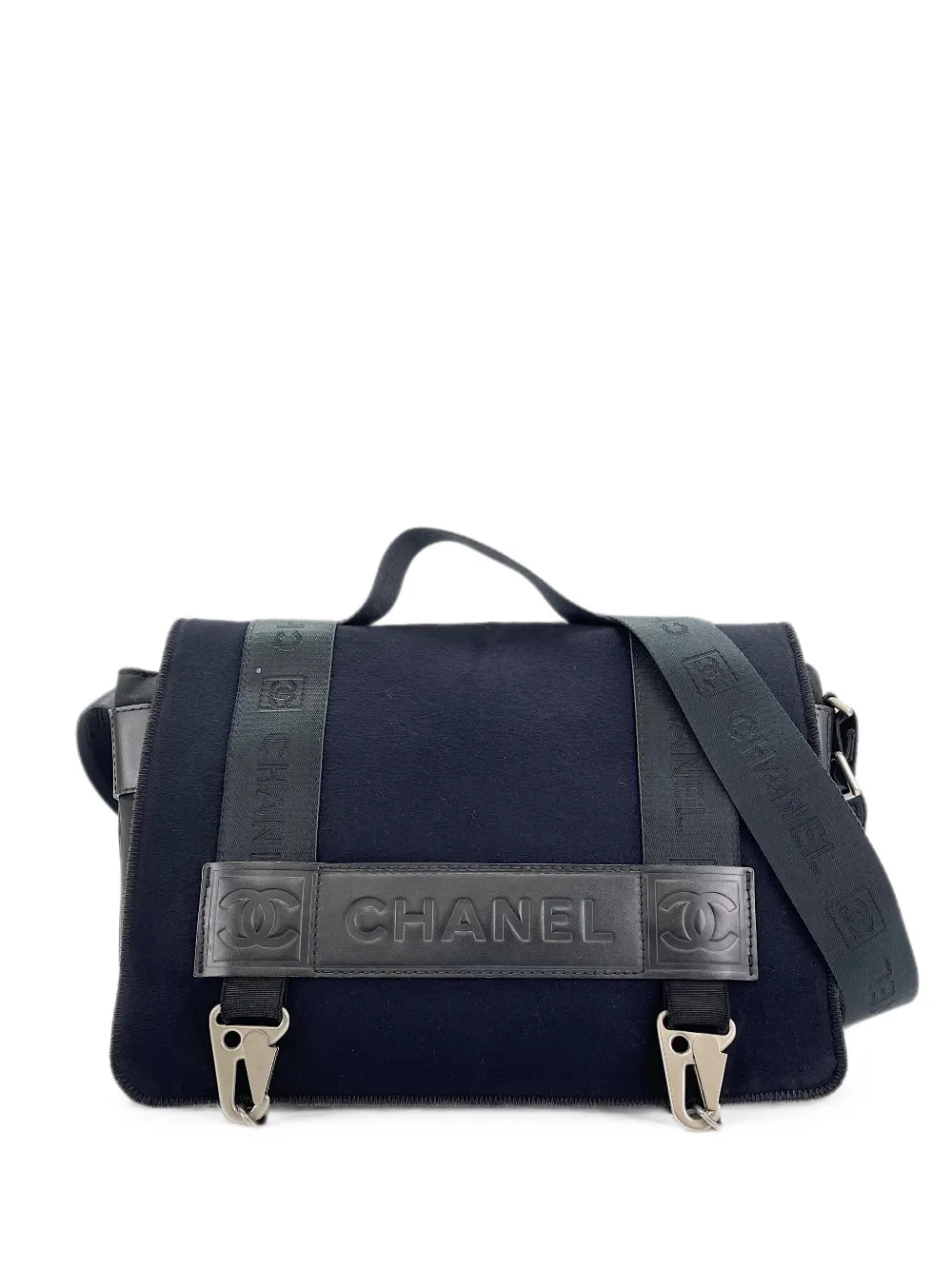 CHANEL Pre-Owned 2002-2003 Sport Line shoulder bag - Black