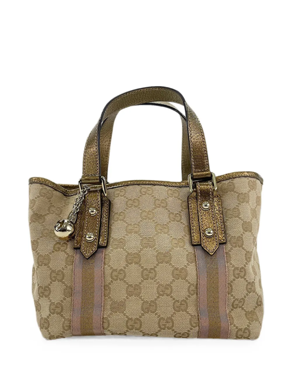 Gucci Pre-Owned 2000s Sherry Line handbag - Nude