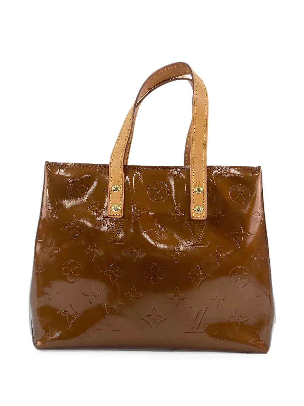 Louis Vuitton Pre-Owned 2002 Monogram Vernis Reade PM handbag - Brown