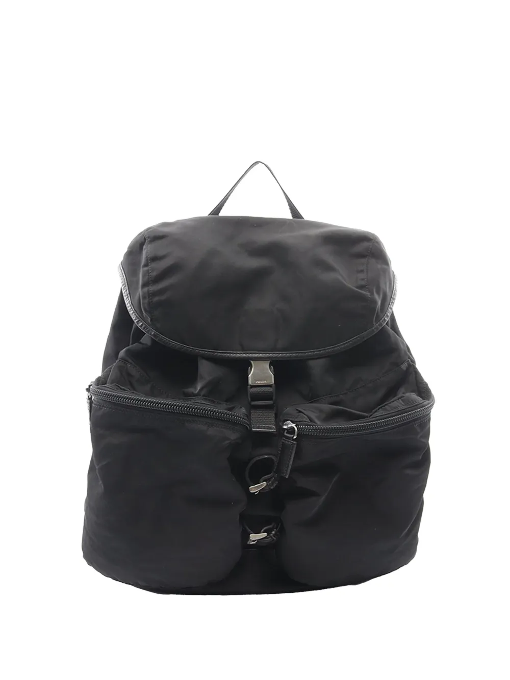 Prada Pre-Owned 2010-2026 Tessuto Rucksack - Schwarz
