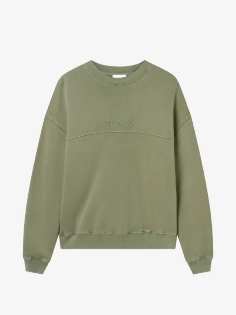 Axel Arigato Gens logo-embroidered washed sweater
